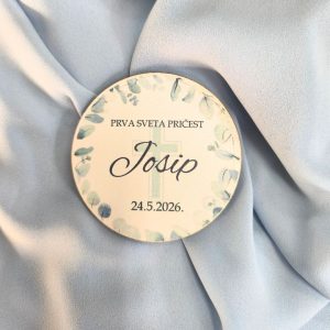 Magnet za Prvu svetu pričest - Krug eukaliptus